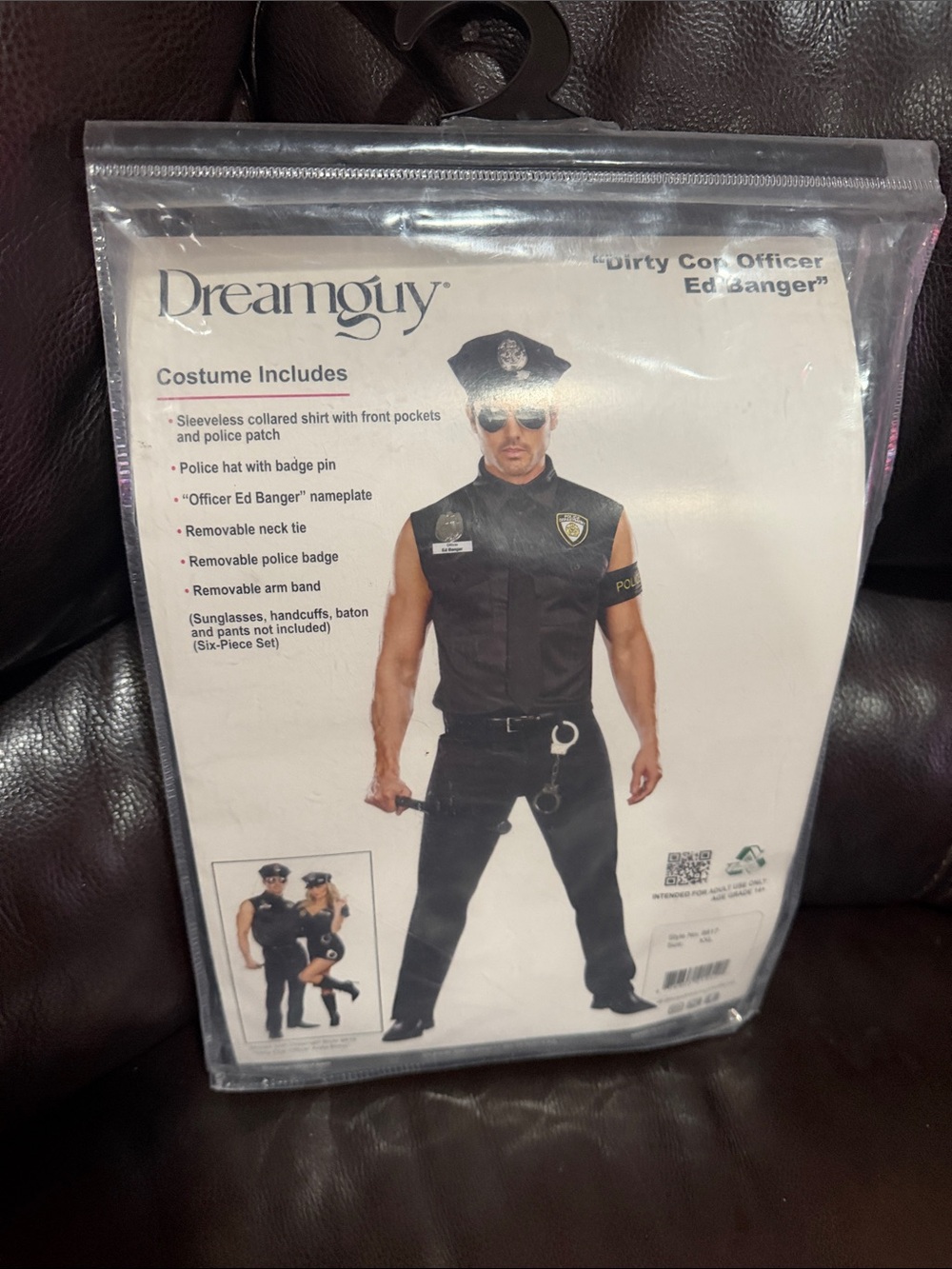 Dreamguy Dirty Cop Officer Costume 2XL NEW
